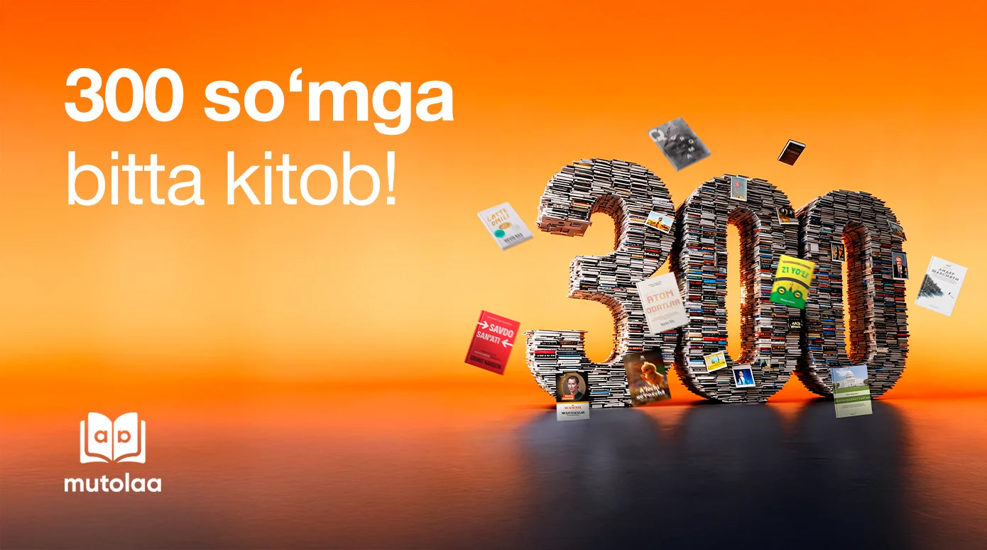 Mutolaa Premium promokodi AKMAL20 — 20% chegirma (2026)